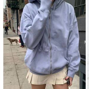 Brandy Melville Light Blue Hoodie